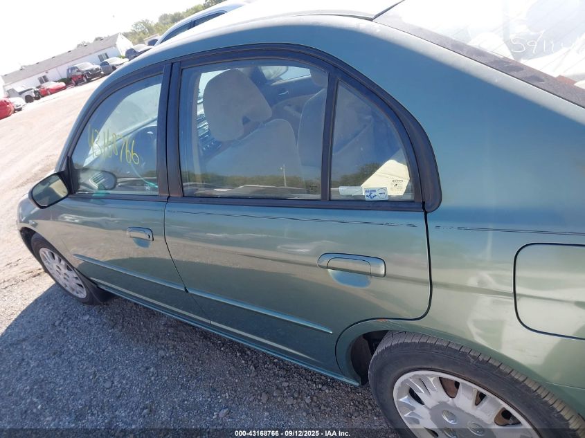 2004 Honda Civic Lx VIN: 2HGES16554H591146 Lot: 43168766