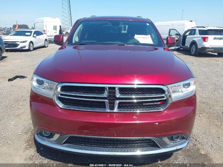 2018 Dodge Durango Sxt Rwd VIN: 1C4RDHAG4JC160078 Lot: 43168811
