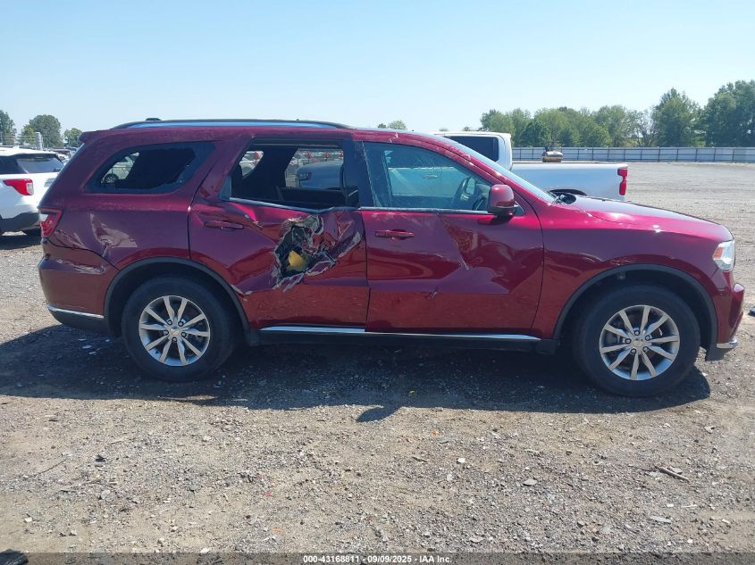 2018 Dodge Durango Sxt Rwd VIN: 1C4RDHAG4JC160078 Lot: 43168811