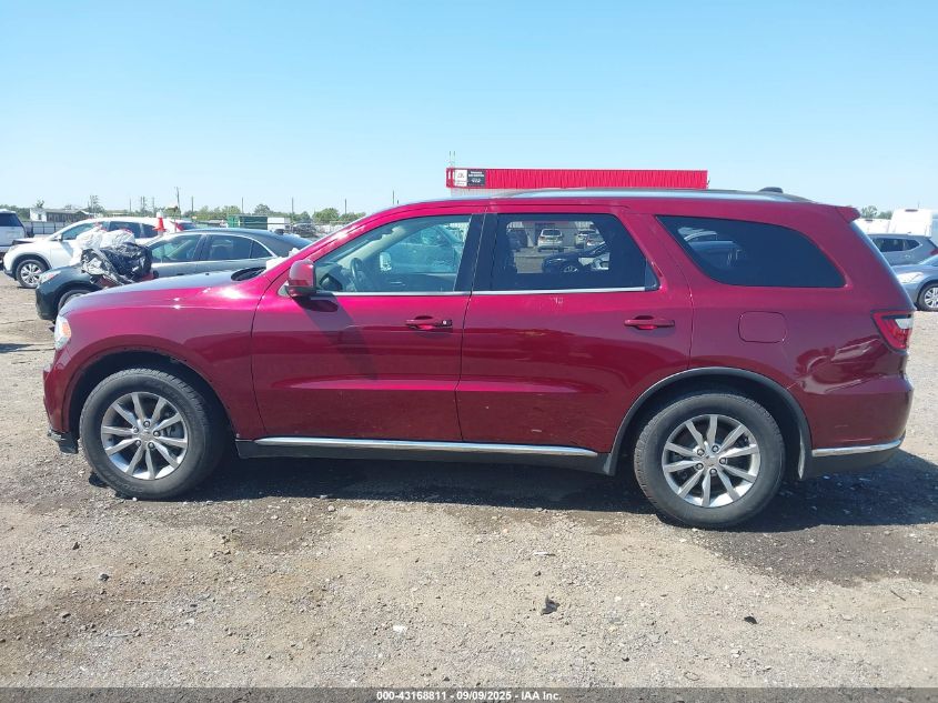 2018 Dodge Durango Sxt Rwd VIN: 1C4RDHAG4JC160078 Lot: 43168811