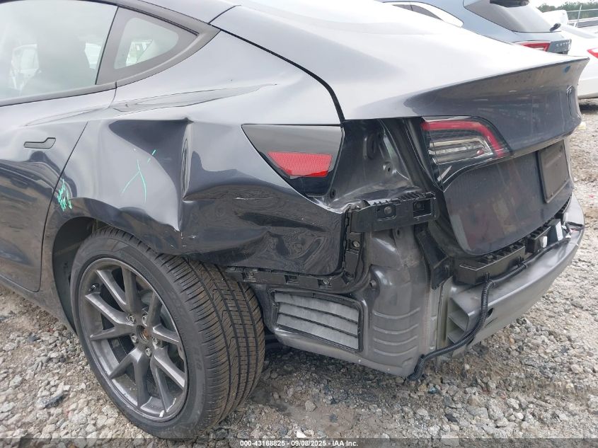 2022 Tesla Model 3 Long Range Dual Motor All-Wheel Drive VIN: 5YJ3E1EB7NF278434 Lot: 43168825