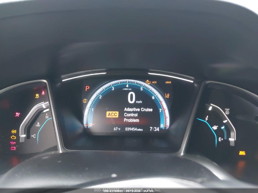 2020 Honda Civic Ex VIN: 19XFC1F39LE015813 Lot: 43168865