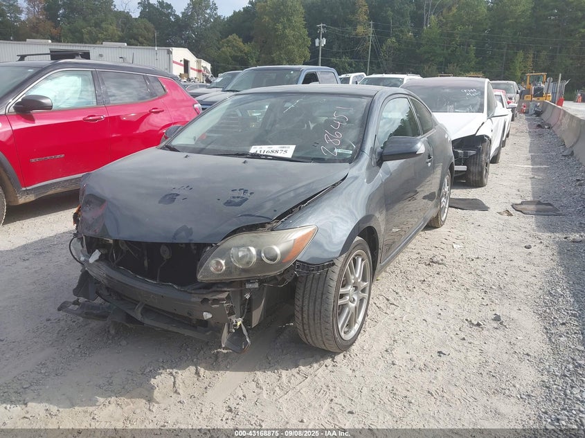 2009 Scion Tc grey coupe gasoline JTKDE167990286451 photo #3