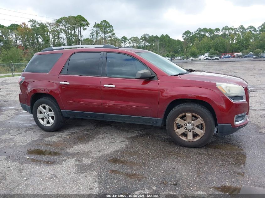 2015 GMC Acadia Sle-2 VIN: 1GKKRPKDXFJ240316 Lot: 43168920