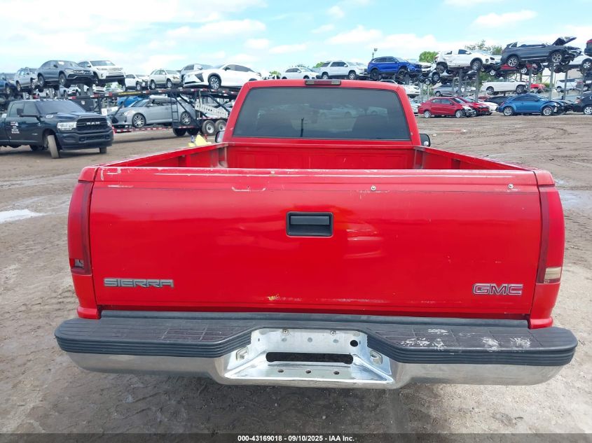 1998 GMC Sierra 1500 Special VIN: 1GTEC14W6WZ530155 Lot: 43169018