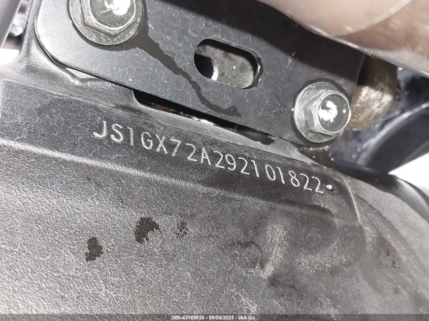 2009 Suzuki Gsx1300 R VIN: JS1GX72A292101822 Lot: 43169038