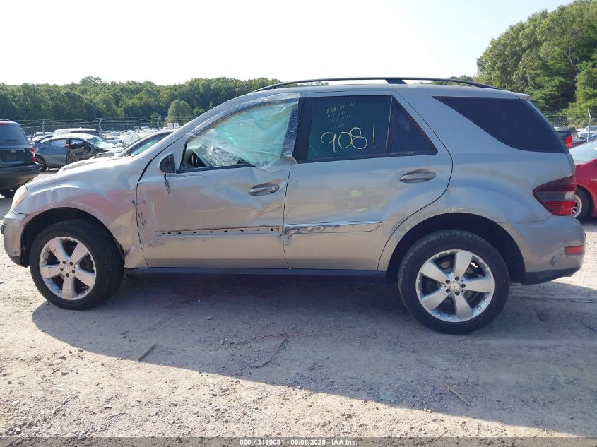 2009 Mercedes-Benz Ml 350 4Matic VIN: 4JGBB86E79A442281 Lot: 43169081