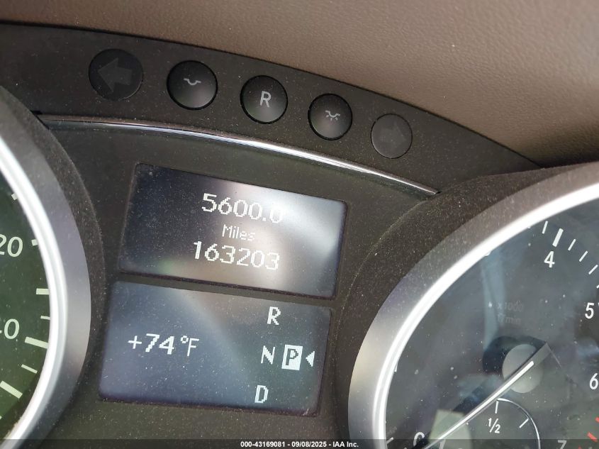 2009 Mercedes-Benz Ml 350 4Matic VIN: 4JGBB86E79A442281 Lot: 43169081