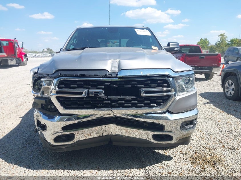 2022 Ram 1500 Big Horn 4X4 5'7 Box VIN: 1C6SRFFT4NN259417 Lot: 43169092