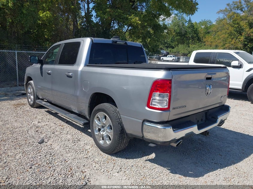 2022 Ram 1500 5.7 Big Horn 4x4 5'7 Box Grey Lot 111043169092 Vin 1C6SRFFT4NN259417