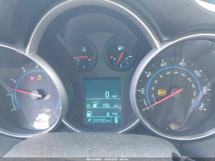 2012 Chevrolet Cruze 1Lt VIN: 1G1PF5SC2C7297312 Lot: 43169097