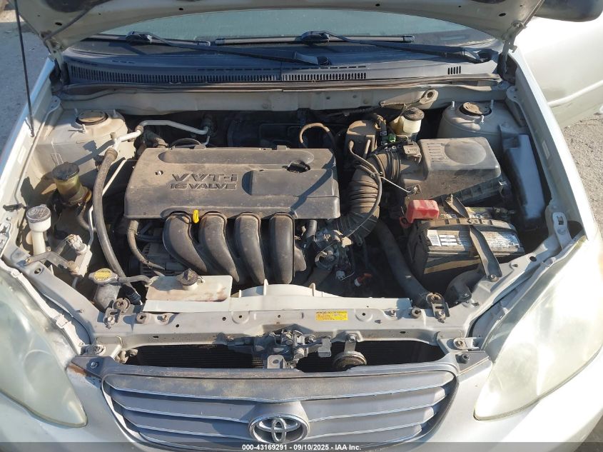 2003 Toyota Corolla Le VIN: JTDBR32E030050104 Lot: 43169291