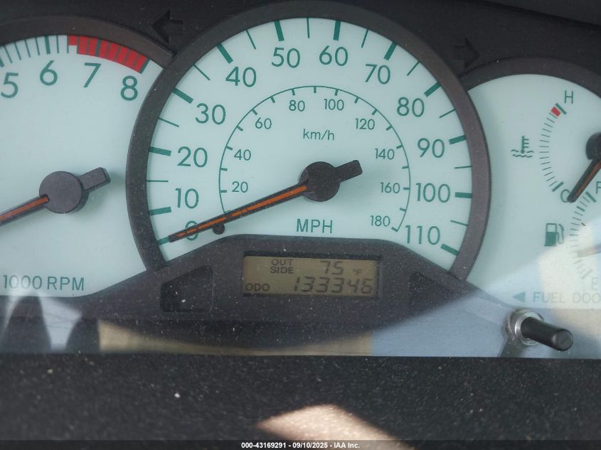 2003 Toyota Corolla Le VIN: JTDBR32E030050104 Lot: 43169291