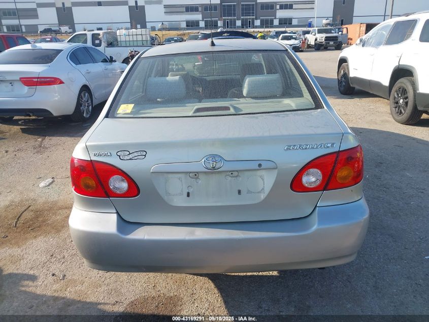 2003 Toyota Corolla Le VIN: JTDBR32E030050104 Lot: 43169291