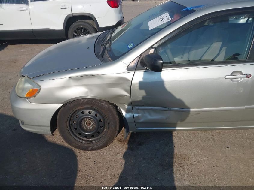 2003 Toyota Corolla Le VIN: JTDBR32E030050104 Lot: 43169291