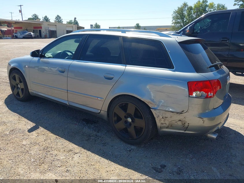 2006 Audi A4 2.0T Avant silver wagon gasoline WAUSF78E16A132541 photo #4
