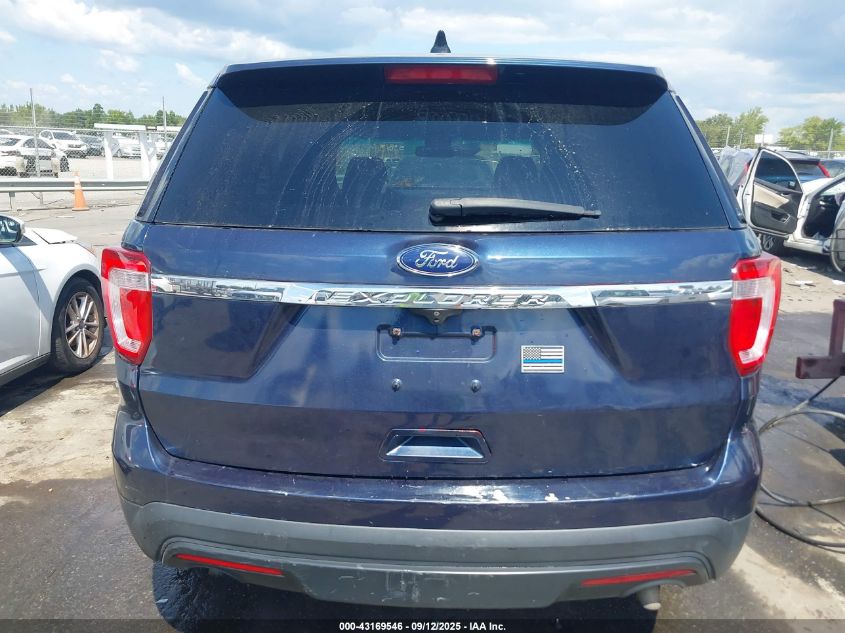 2016 Ford Explorer Police Interceptor VIN: 1FM5K8AR1GGC73425 Lot: 43169546