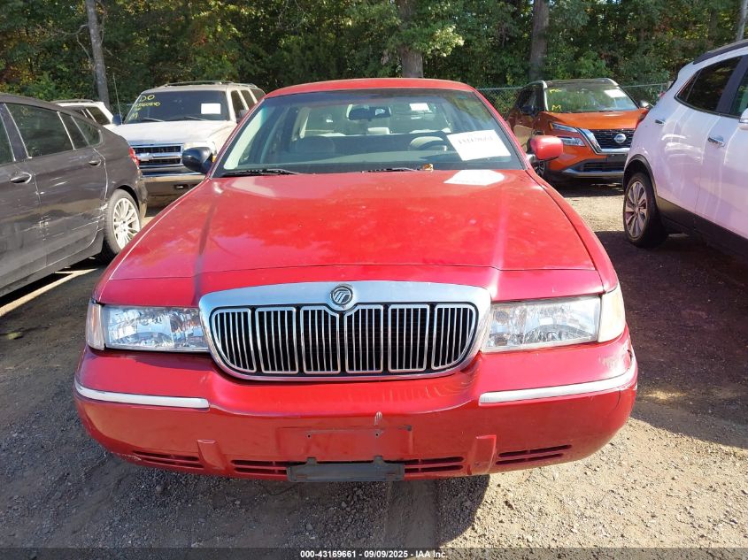 2001 Mercury Grand Marquis Gs VIN: 2MEFM74W91X636889 Lot: 43169661