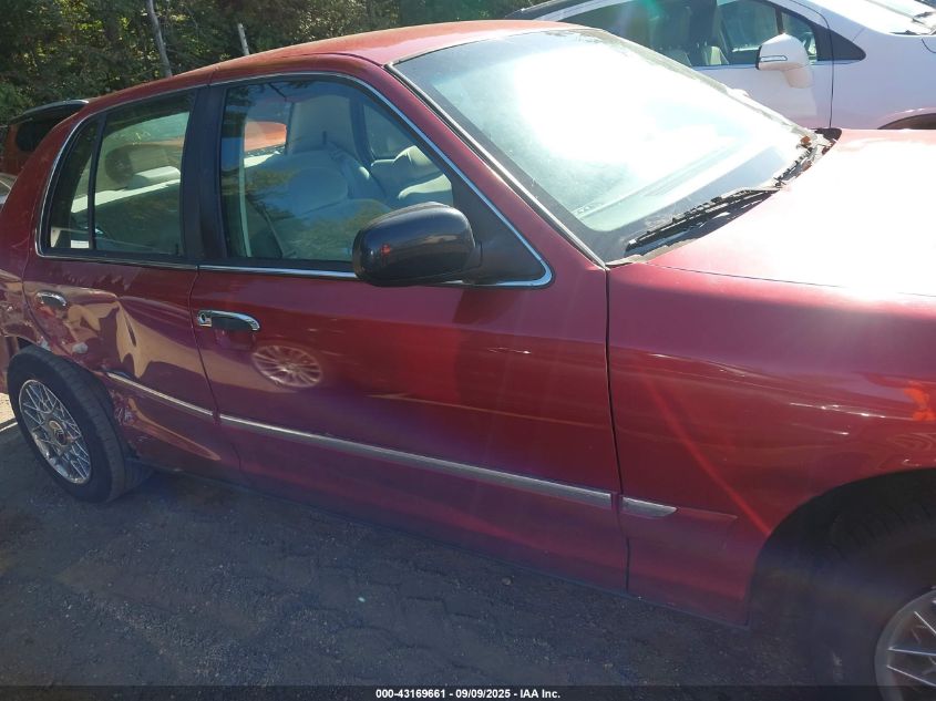 2001 Mercury Grand Marquis Gs VIN: 2MEFM74W91X636889 Lot: 43169661