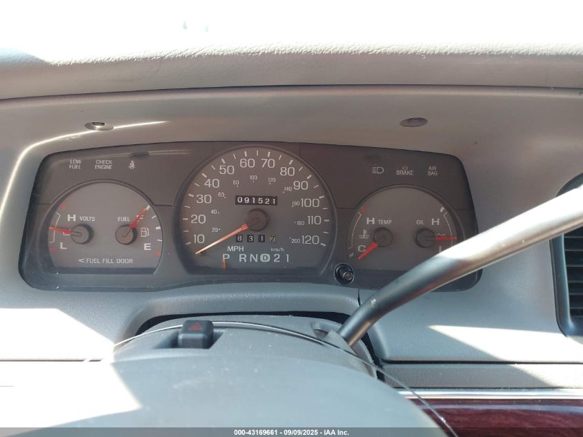 2001 Mercury Grand Marquis Gs VIN: 2MEFM74W91X636889 Lot: 43169661