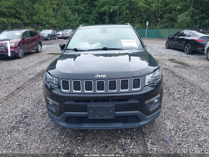 2021 Jeep Compass Latitude 4X4 VIN: 3C4NJDBB2MT501215 Lot: 43169692