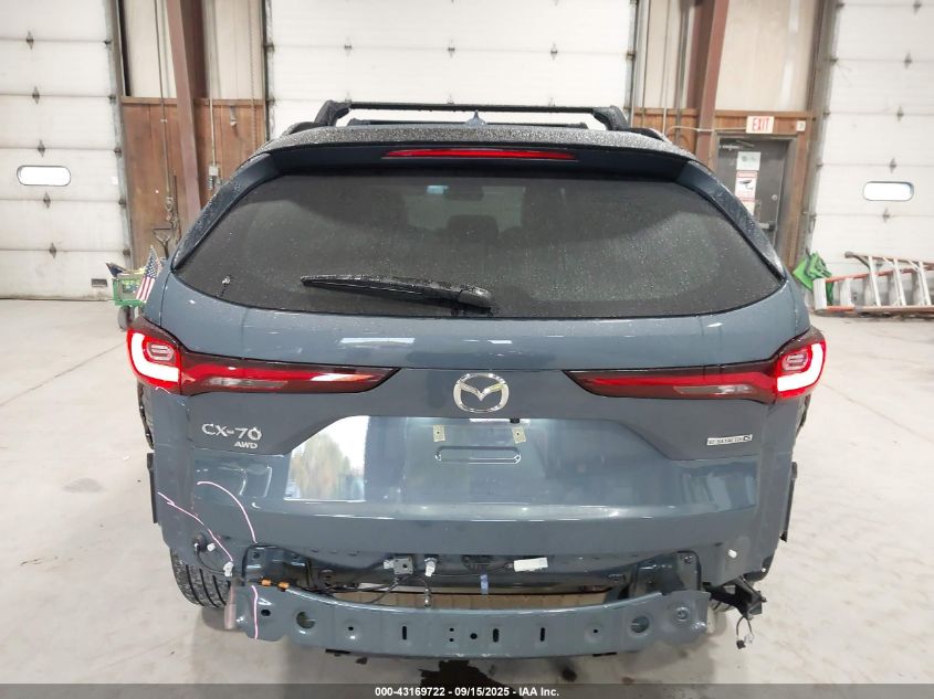 2025 Mazda Cx-70 3.3 Turbo Premium Plus Package VIN: JM3KJEHDXS1124470 Lot: 43169722