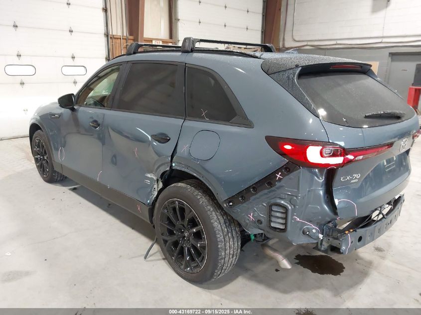 2025 Mazda Cx-70 3.3 Turbo Premium Plus Package VIN: JM3KJEHDXS1124470 Lot: 43169722