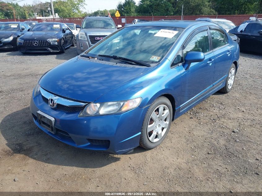 2009 Honda Civic Lx VIN: 2HGFA16509H326648 Lot: 43169826