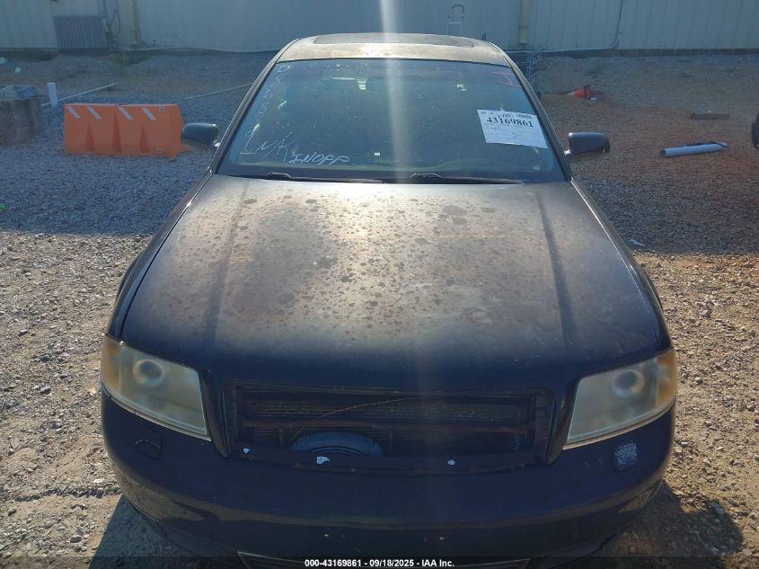 2000 Audi A6 4.2 VIN: WAUZL54BXYN086839 Lot: 43169861