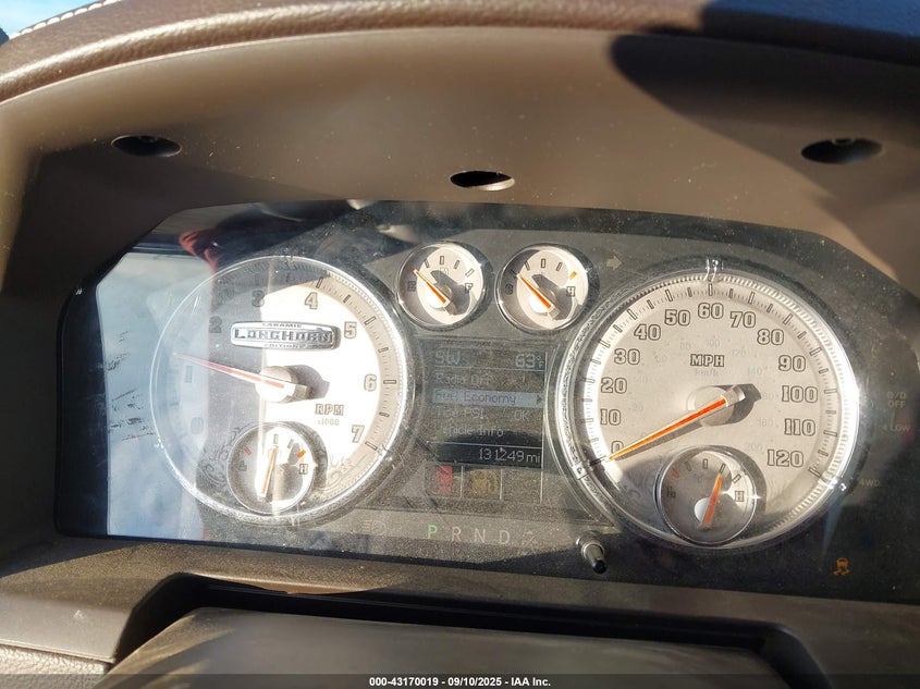 2011 Ram Ram 1500 Laramie Longhorn VIN: 1D7RV1CT9BS650267 Lot: 43170019