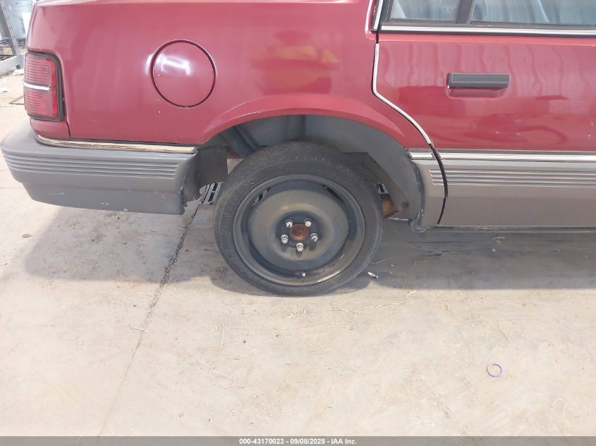 1988 Pontiac Grand Am Le VIN: 1G2NV54D5JC787078 Lot: 43170023