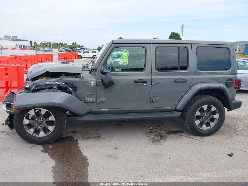 2022 Jeep Wrangler Unlimited Sahara 4X4 VIN: 1C4HJXEN9NW246496 Lot: 43170024