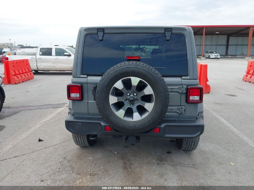 2022 Jeep Wrangler Unlimited Sahara 4X4 VIN: 1C4HJXEN9NW246496 Lot: 43170024