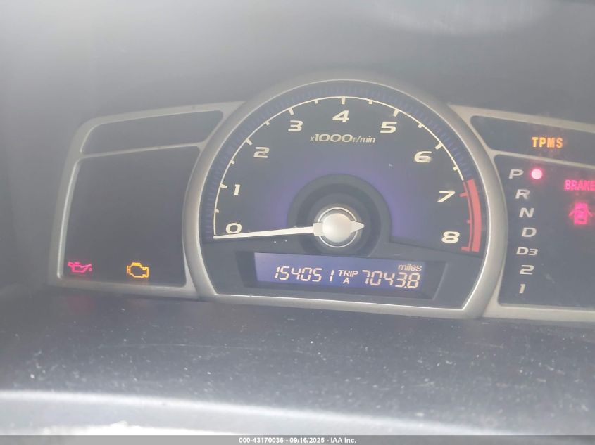 2008 Honda Civic Lx VIN: 2HGFA16548H312377 Lot: 43170036