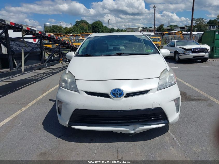 2012 Toyota Prius Two VIN: JTDKN3DU0C1495825 Lot: 43170158