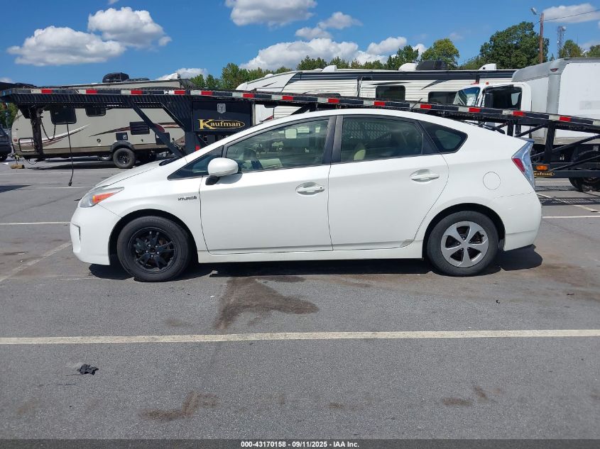 2012 Toyota Prius Two VIN: JTDKN3DU0C1495825 Lot: 43170158