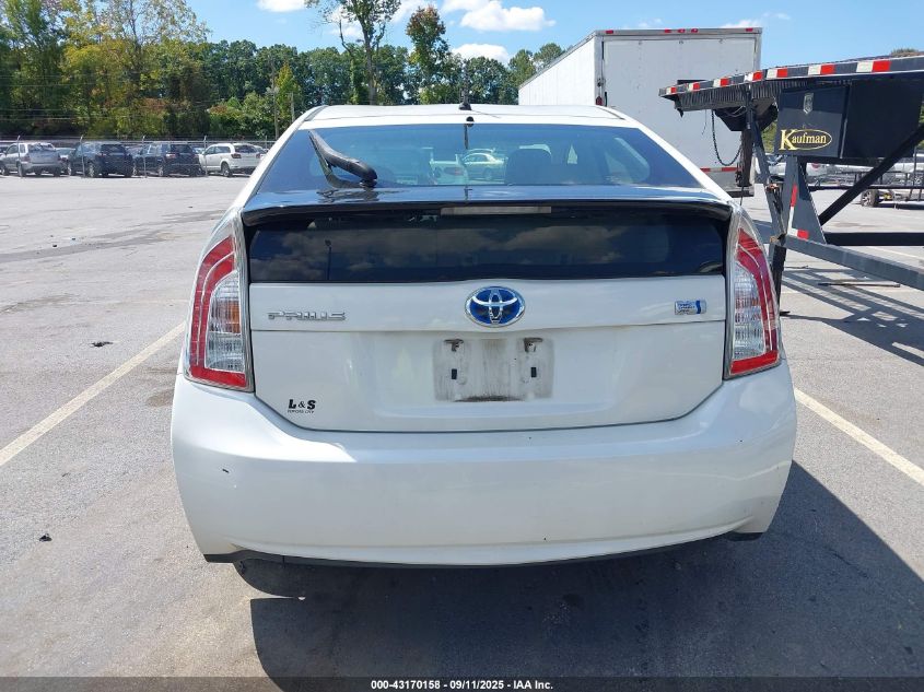 2012 Toyota Prius Two VIN: JTDKN3DU0C1495825 Lot: 43170158