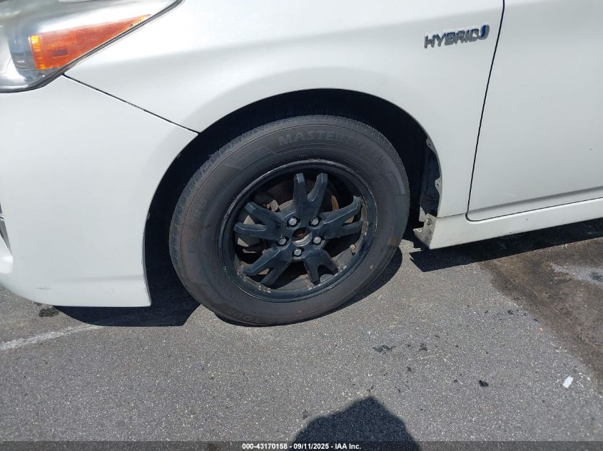 2012 Toyota Prius Two VIN: JTDKN3DU0C1495825 Lot: 43170158