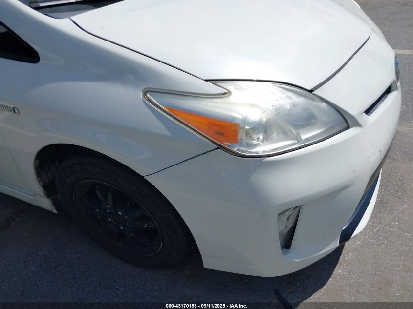 2012 Toyota Prius Two VIN: JTDKN3DU0C1495825 Lot: 43170158