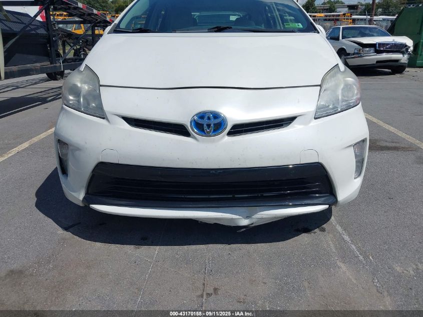 2012 Toyota Prius Two VIN: JTDKN3DU0C1495825 Lot: 43170158