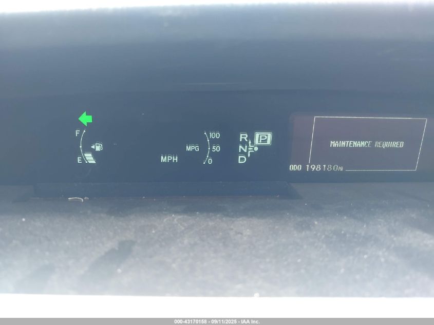 2012 Toyota Prius Two VIN: JTDKN3DU0C1495825 Lot: 43170158