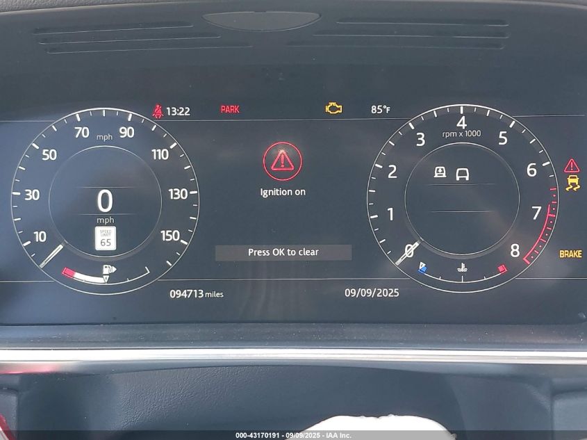 2021 Land Rover Range Rover VIN: SALGR2SU3MA445065 Lot: 43170191