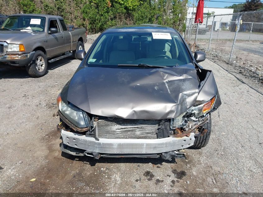 2012 Honda Civic Ex VIN: 2HGFB2F86CH610659 Lot: 43170206