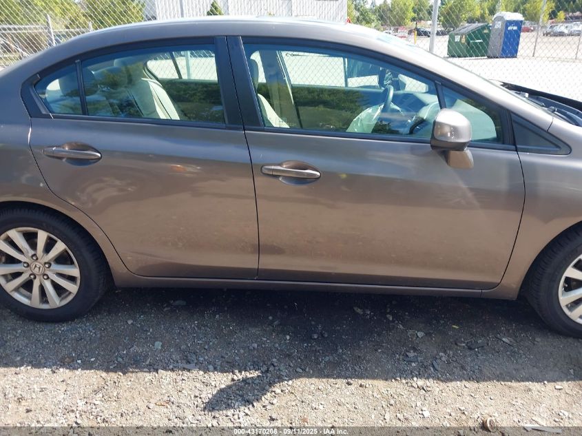 2012 Honda Civic Ex VIN: 2HGFB2F86CH610659 Lot: 43170206