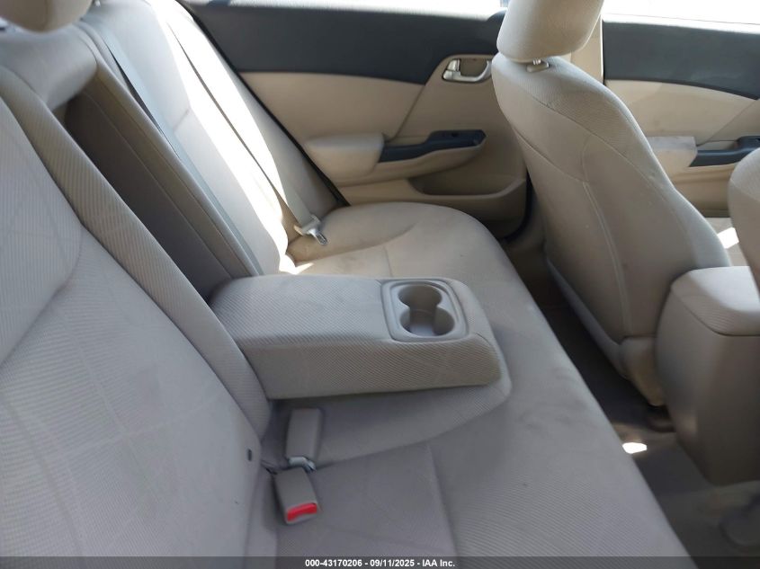 2012 Honda Civic Ex VIN: 2HGFB2F86CH610659 Lot: 43170206