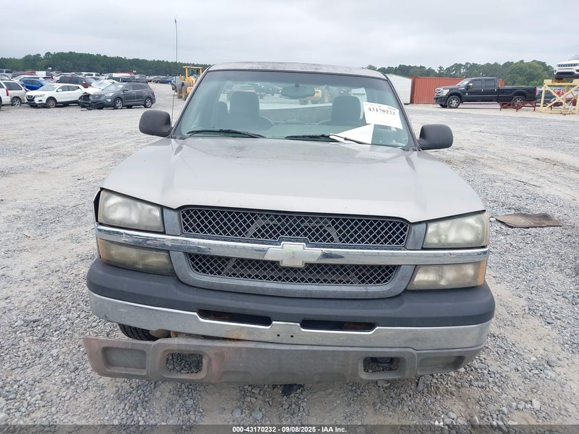 2003 Chevrolet Silverado 1500 Work Truck VIN: 1GCEC14X13Z131772 Lot: 43170232