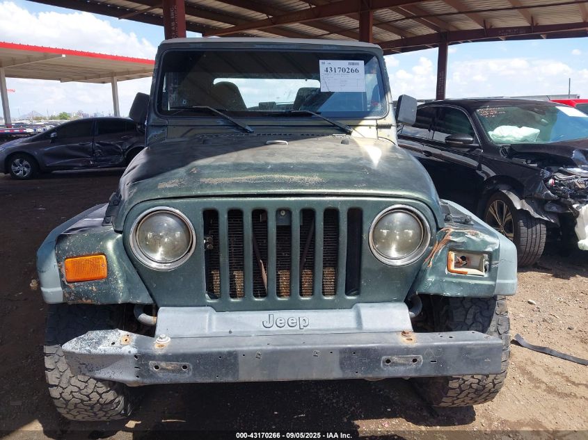 1997 Jeep Wrangler Sport VIN: 1J4FY19S7VP486585 Lot: 43170266