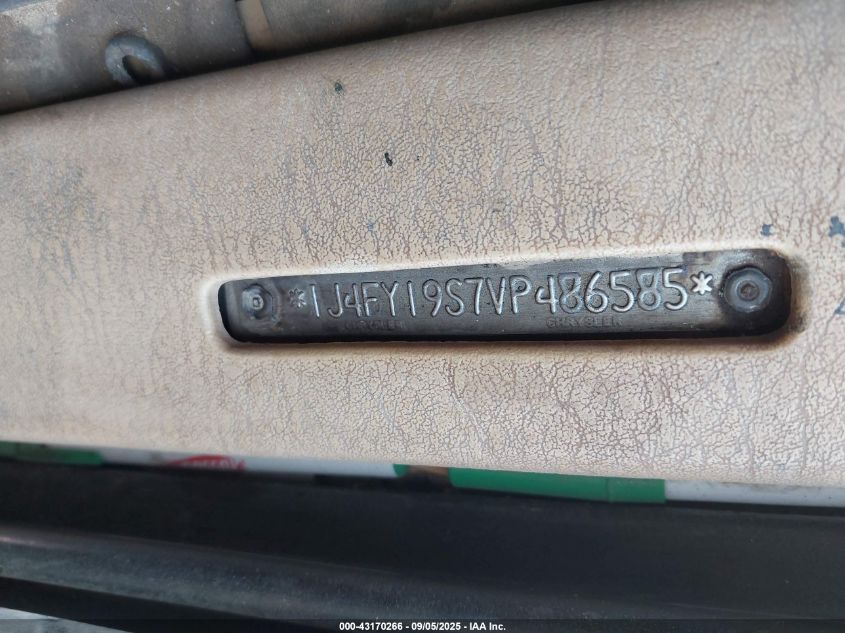 1997 Jeep Wrangler Sport VIN: 1J4FY19S7VP486585 Lot: 43170266