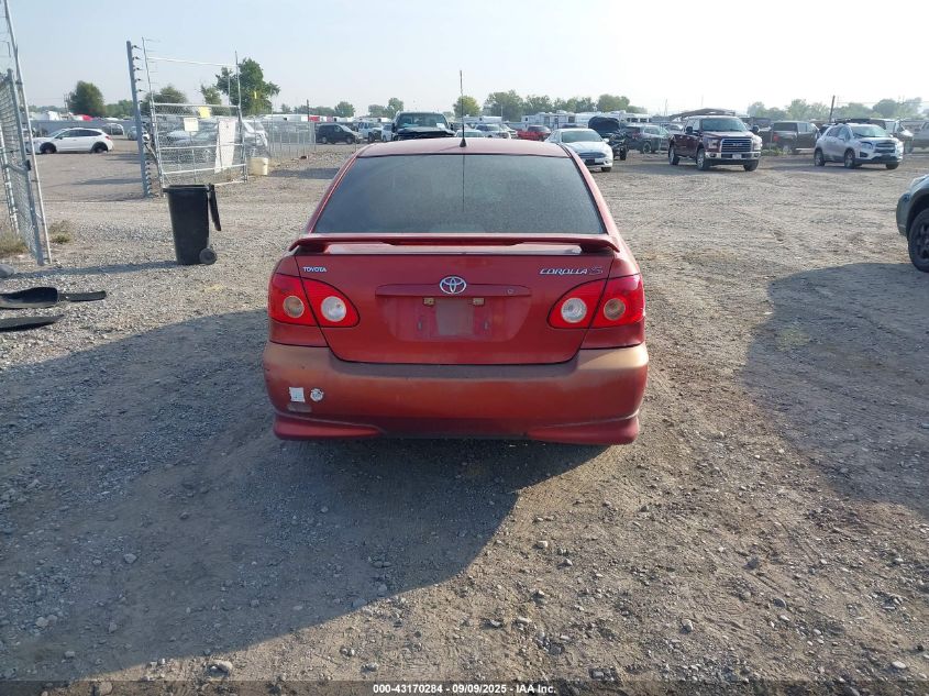 2008 Toyota Corolla S VIN: 1NXBR32E18Z976278 Lot: 43170284