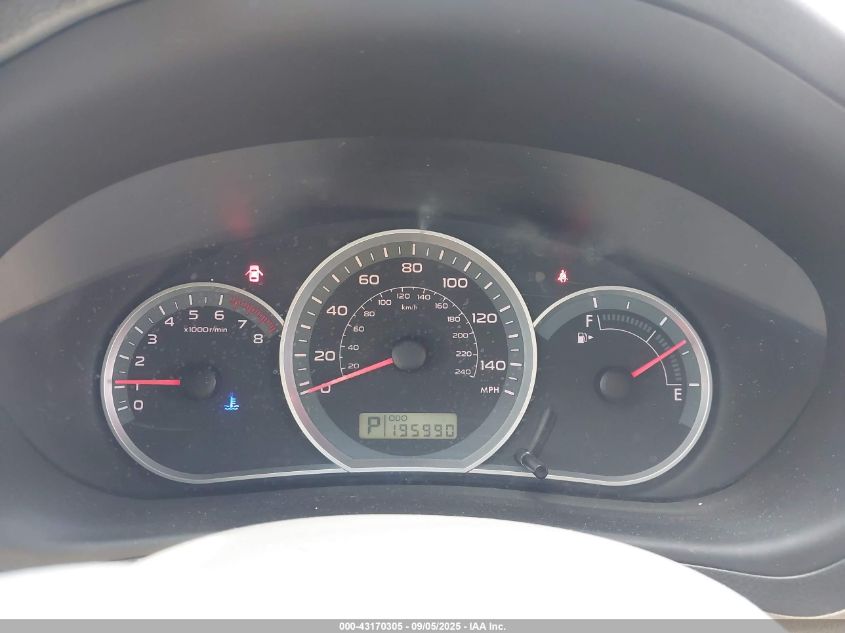 2008 Subaru Impreza 2.5I VIN: JF1GH61638H812067 Lot: 43170305